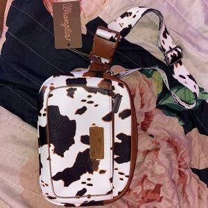 Wrangler Cowprint Crossbody Bag